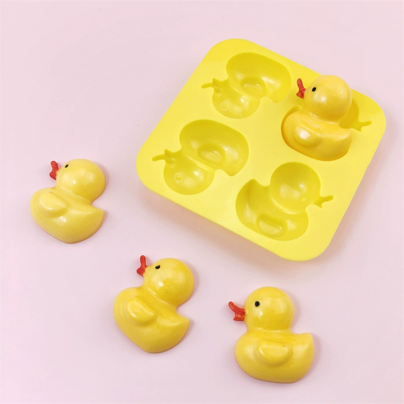 Baby Food Tray - 3D Duck Silicone Mold For Soap