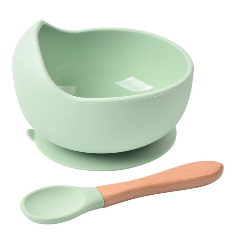 Baby Food Tray - High Quality Spill-Proof Silicone Feeding Bowl