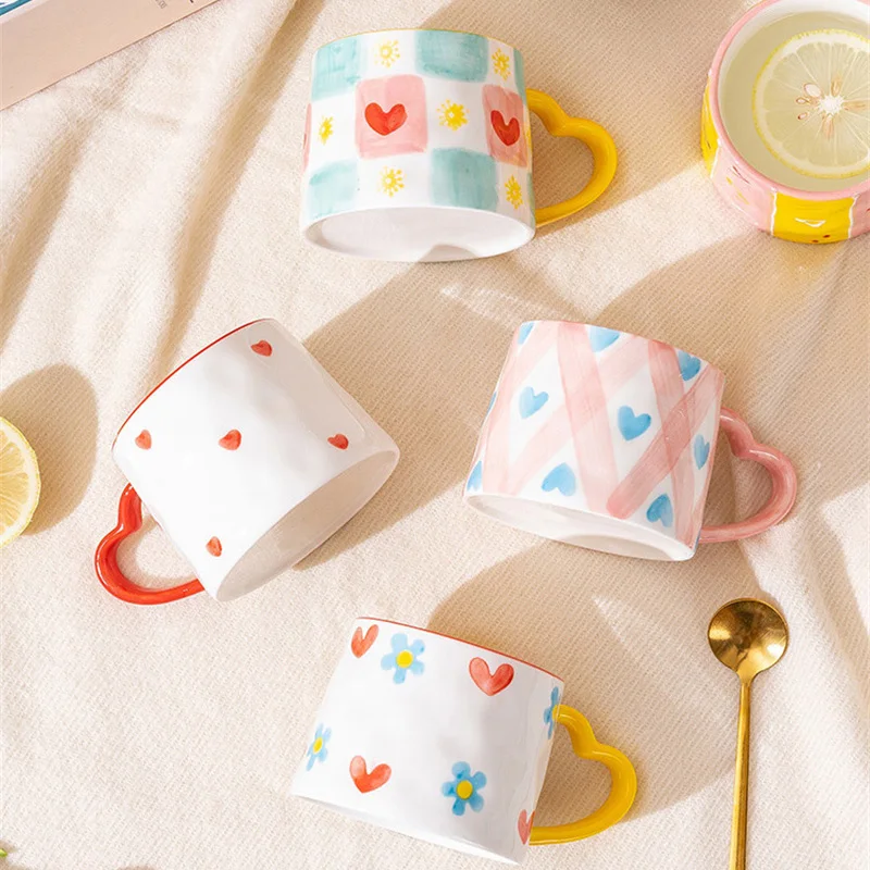 Baby Food Oatmeal - Ceramic Mug Creative Cute Hand-Painted Love