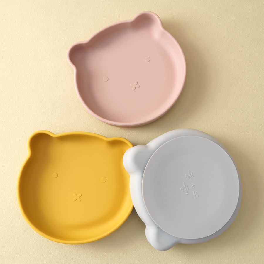 Baby Food Tray - 1PC Silicone Baby Dishes Suction Dining