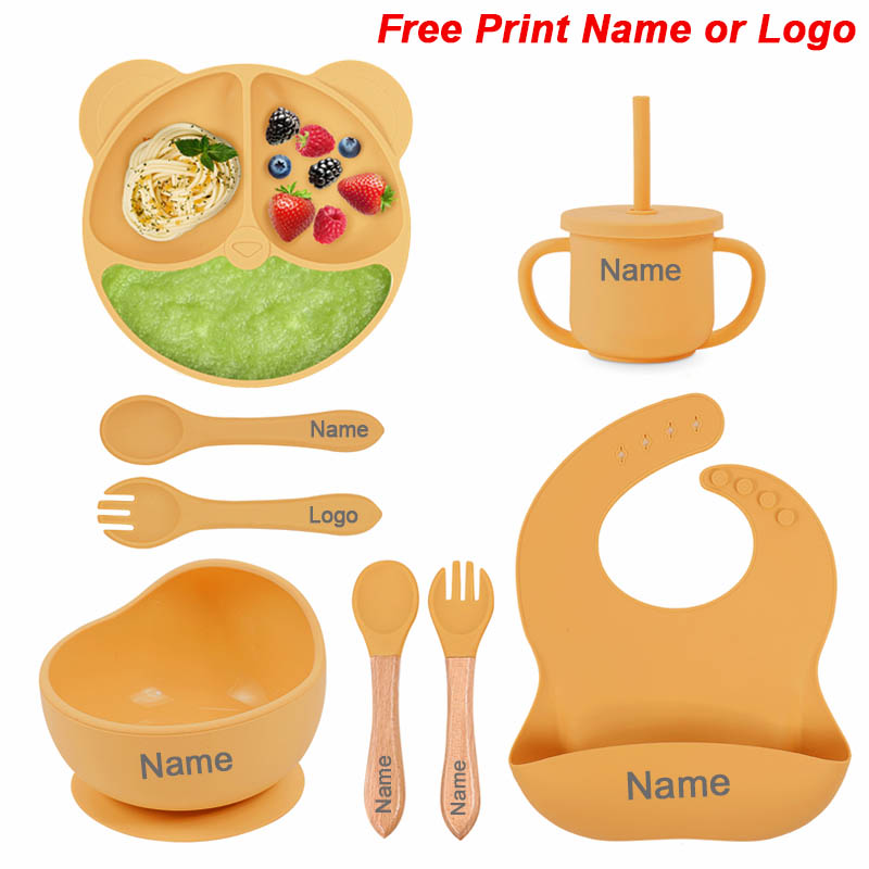 Baby Food Tray - Feeding Set Silicone For Baby Sucker