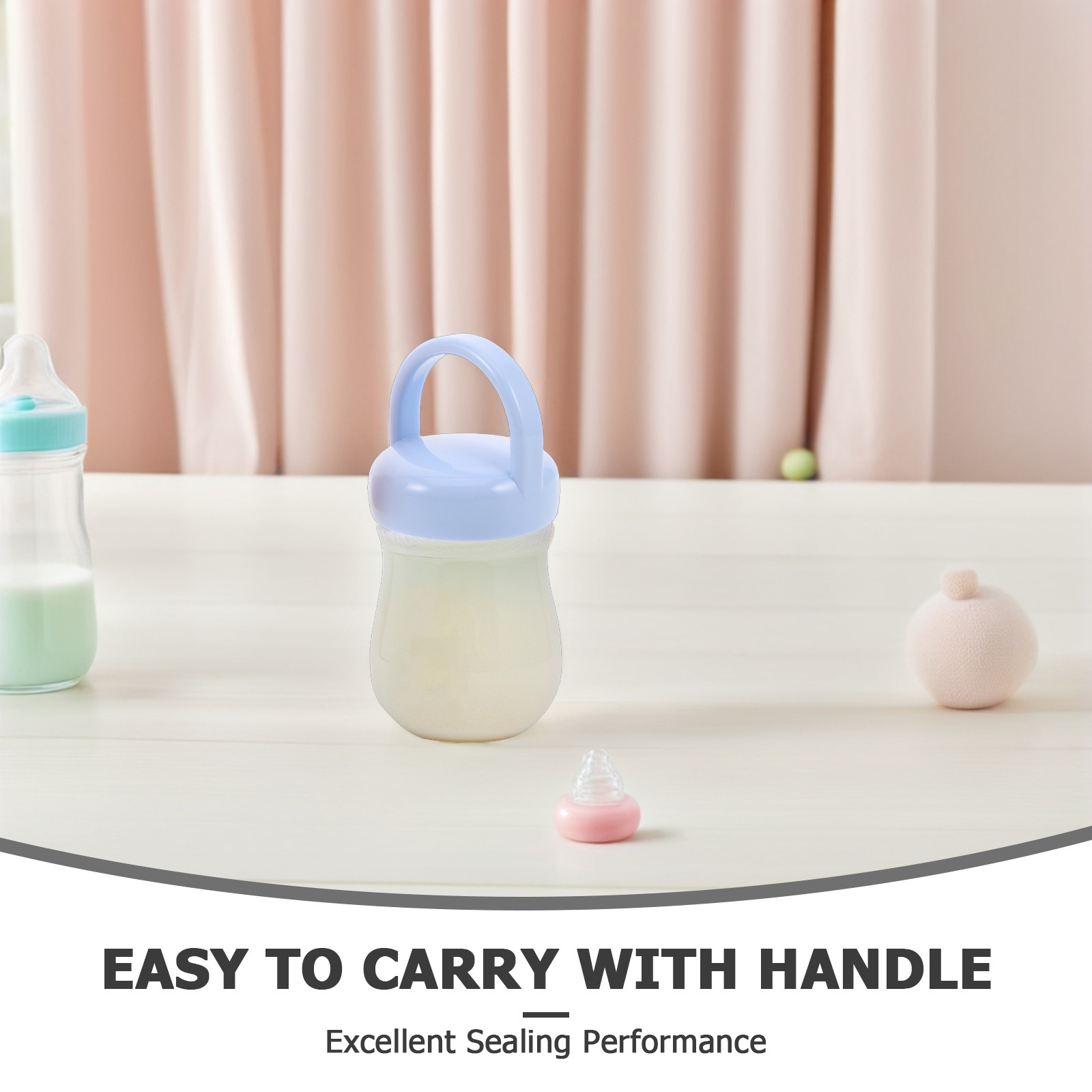 3Pcs Baby Bottle Caps Ergonomi - đánh giá và giá Baby Food Bottle