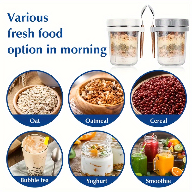 1pc/2pcs Glass Oatmeal Cup, Ov - đánh giá và giá Baby Food Oatmeal