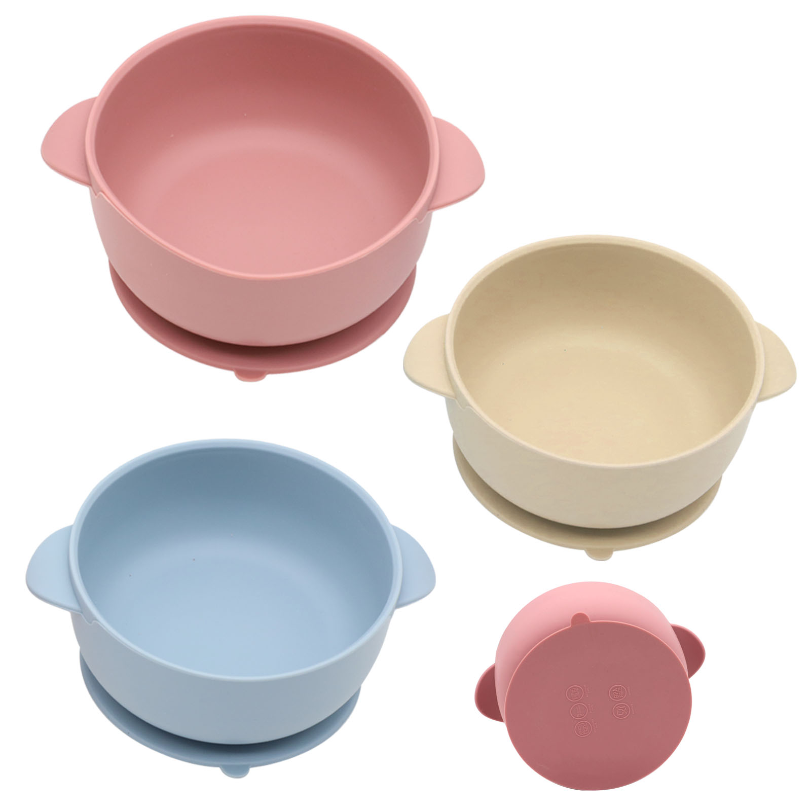 3pcs silicone bowl with lid, f - đánh giá và giá Baby Food Diary