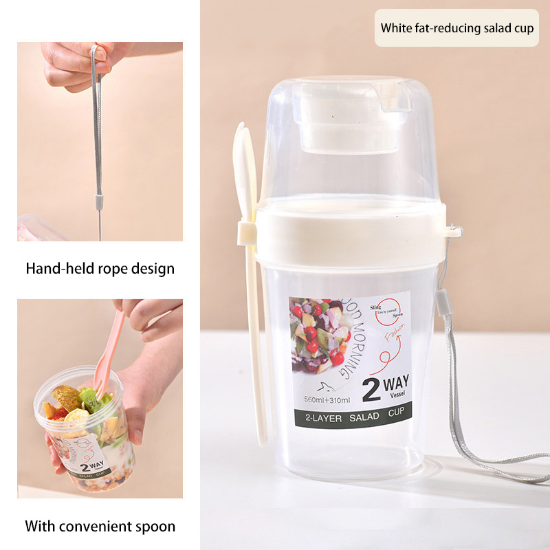 Portable Breakfast Salad Cup W - đánh giá và giá Baby Food Oatmeal