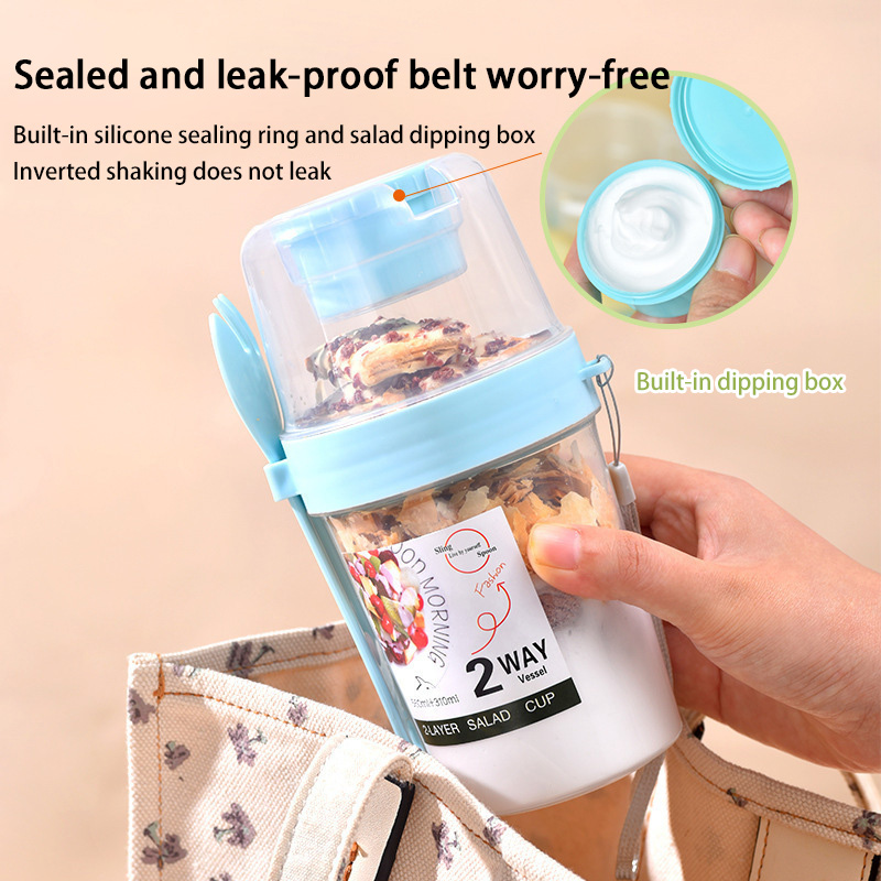 Portable Breakfast Salad Cup W - đánh giá và giá Baby Food Oatmeal