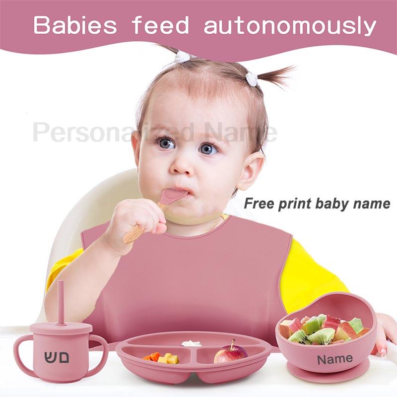 6Pcs Baby Feeding Set Free Per - đánh giá và giá Baby Food Tray