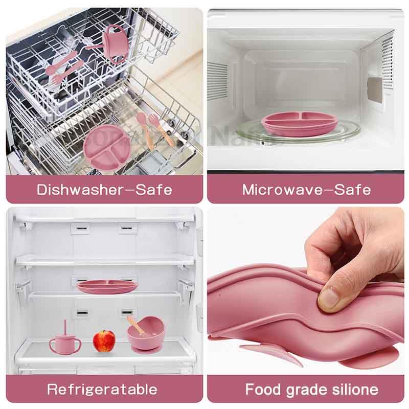 6Pcs Baby Feeding Set Free Per - đánh giá và giá Baby Food Tray
