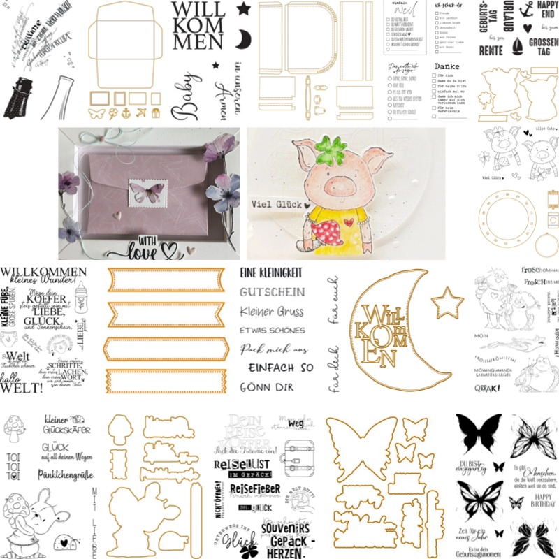 Baby Suitcase Stamps And Dies  - đánh giá và giá Food Box Baby