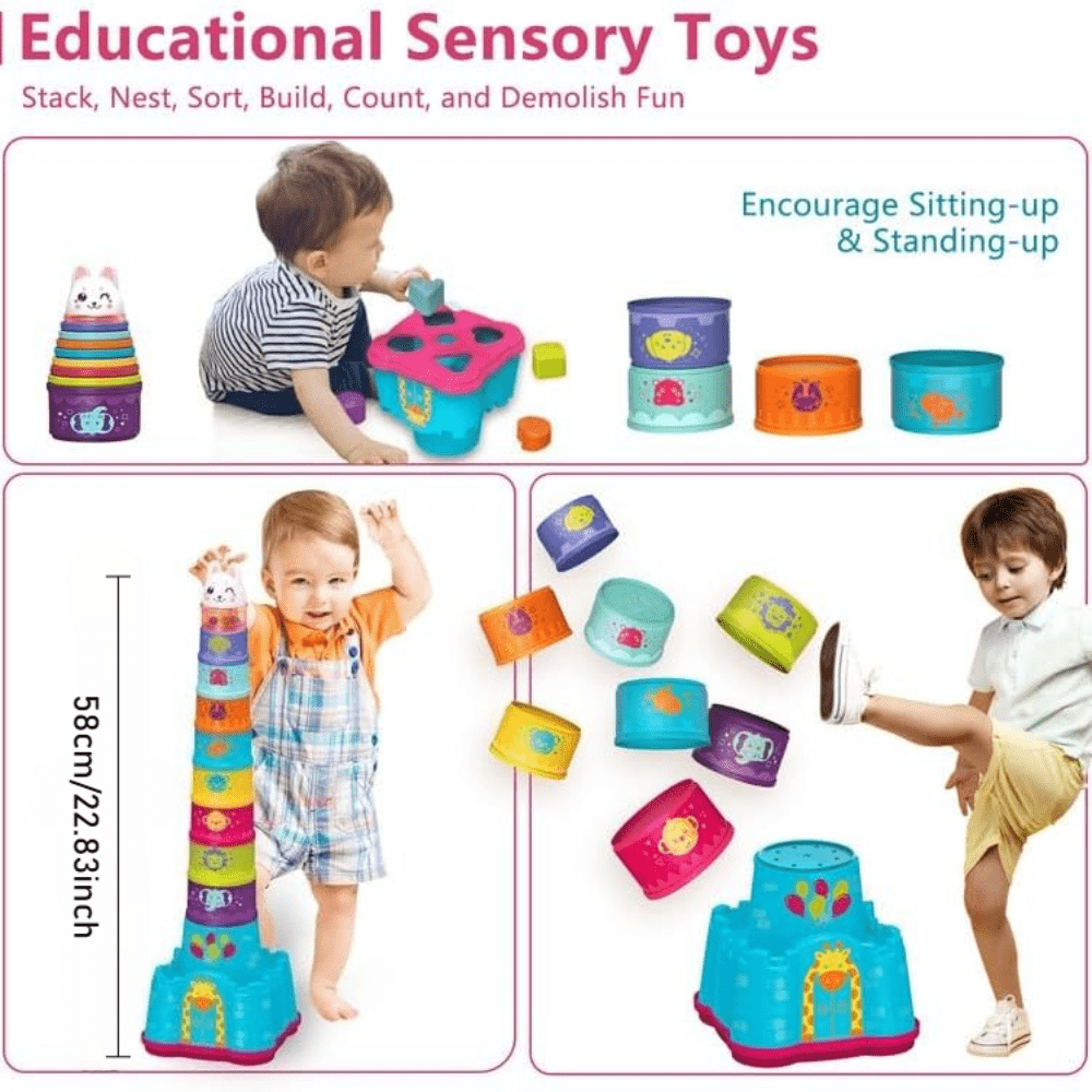 Stacking Toys for Babies, Nest - đánh giá và giá Baby Food Nestum