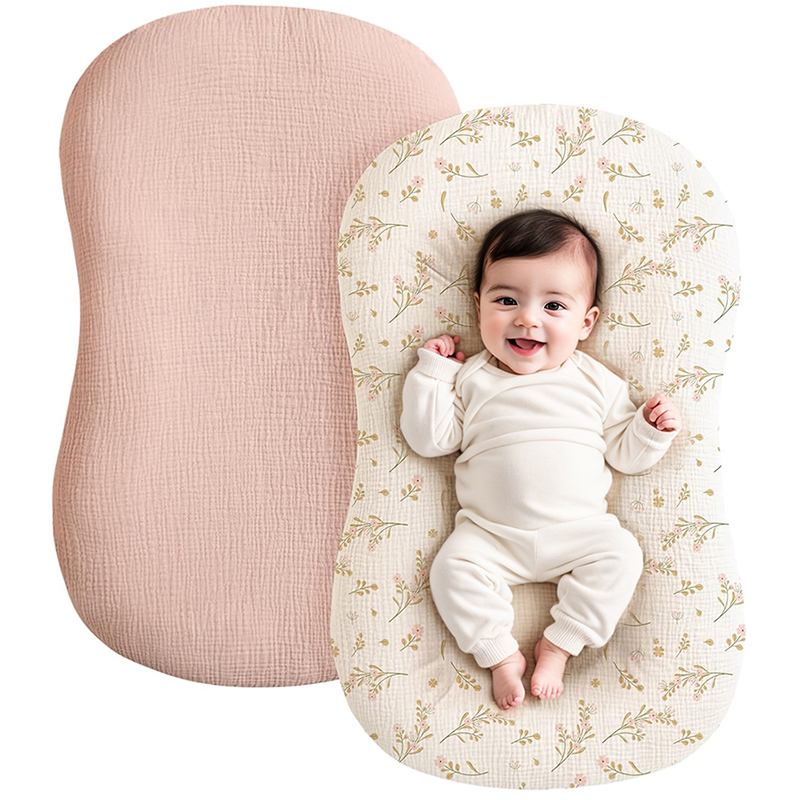 2PCS Baby Lounger Cover Muslin - đánh giá và giá Baby Food Nestum