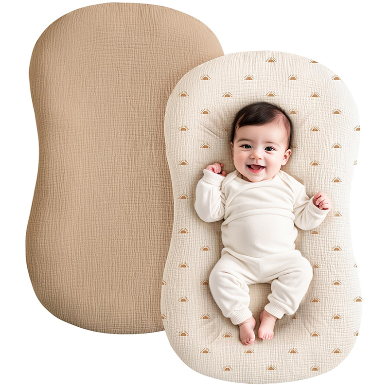 2PCS Baby Lounger Cover Muslin - đánh giá và giá Baby Food Nestum