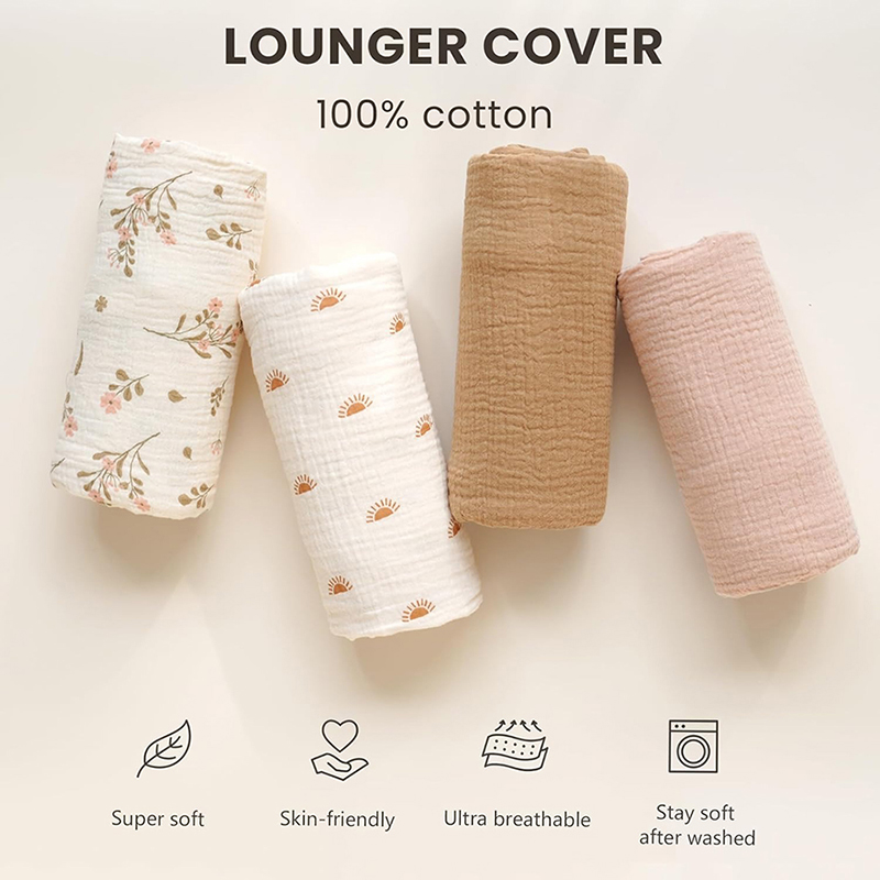2PCS Baby Lounger Cover Muslin - đánh giá và giá Baby Food Nestum