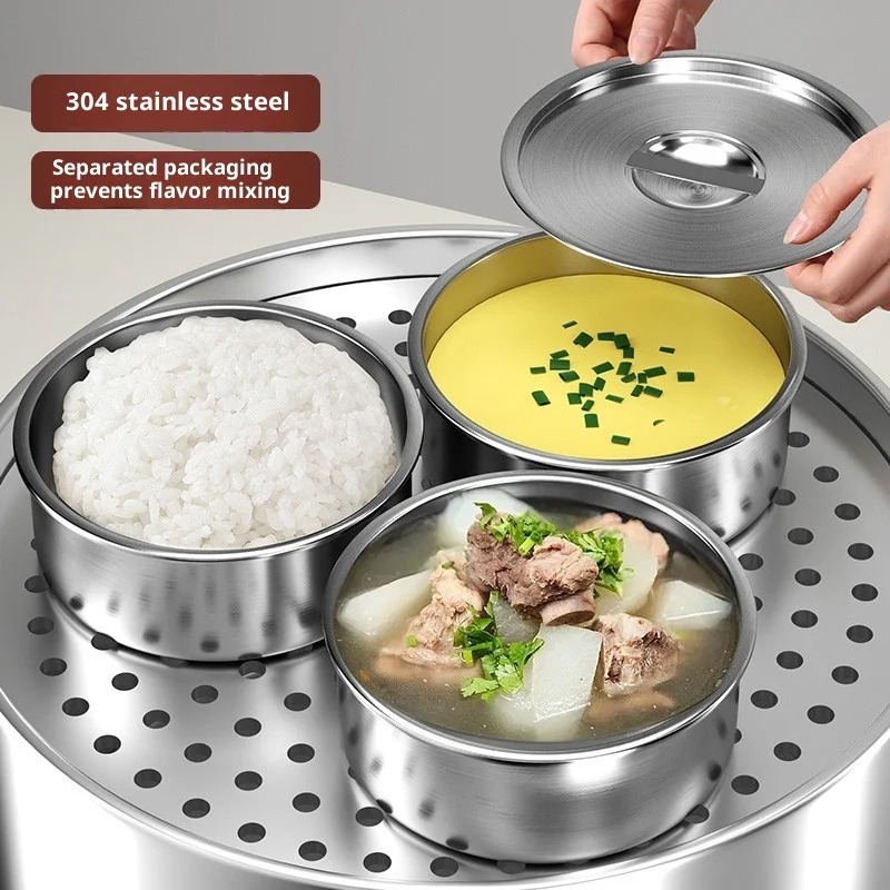 Stainless Steel Steaming Bowl  - đánh giá và giá Baby Food Usa