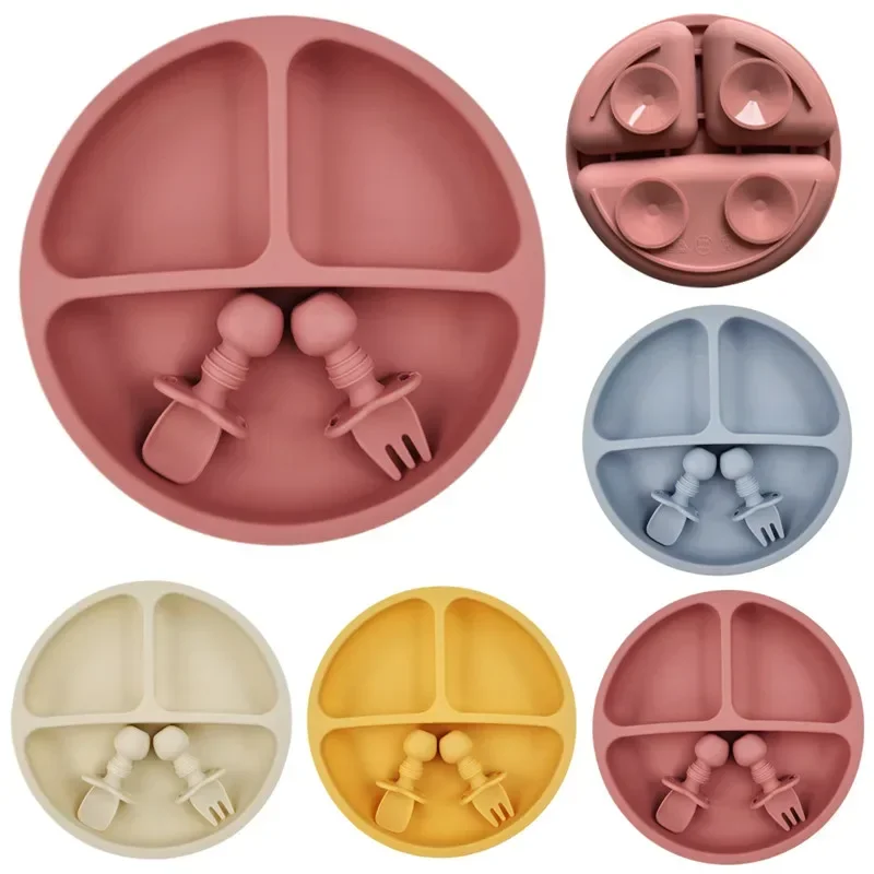 3Pcs Silicone Baby Feeding Set - đánh giá và giá Baby Food Diary
