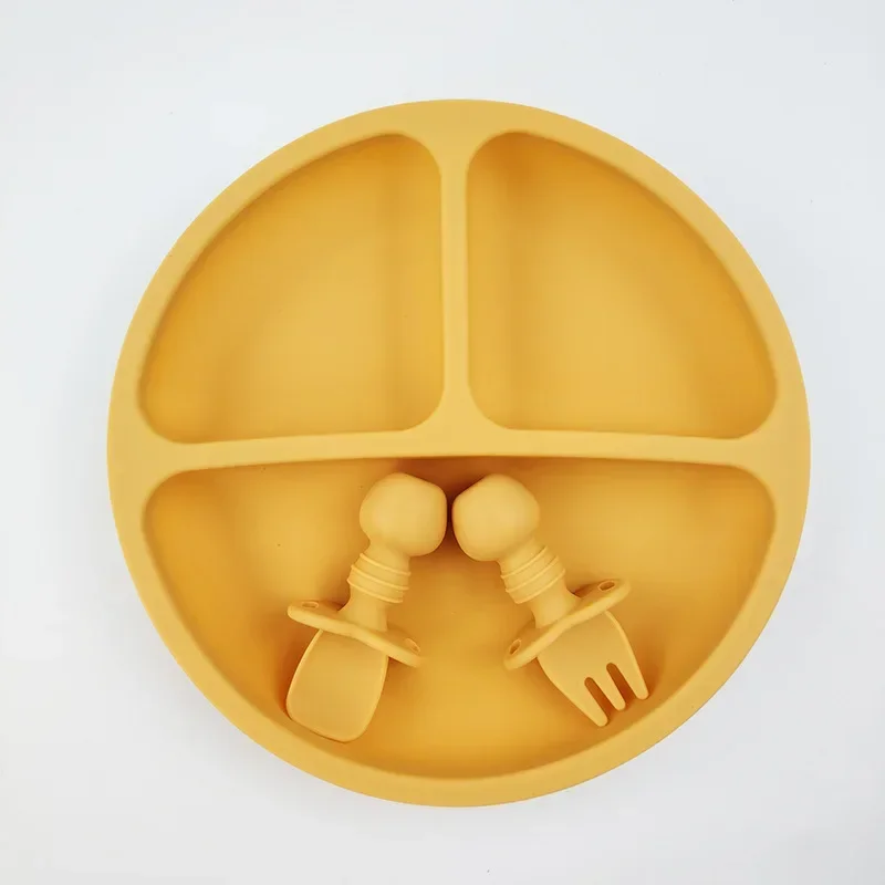 3Pcs Silicone Baby Feeding Set - đánh giá và giá Baby Food Diary