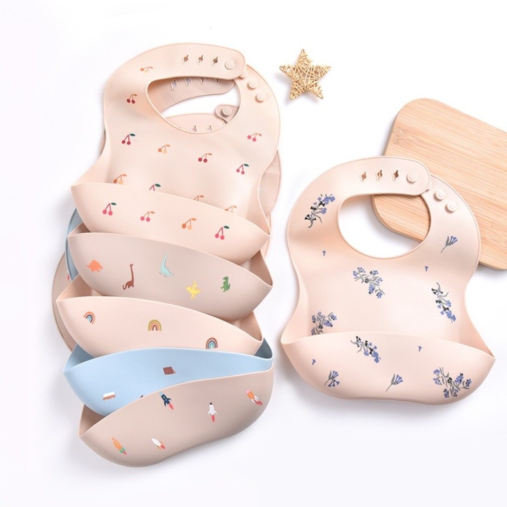 New Silicone Baby Eating Bib A - đánh giá và giá Baby Food Tray