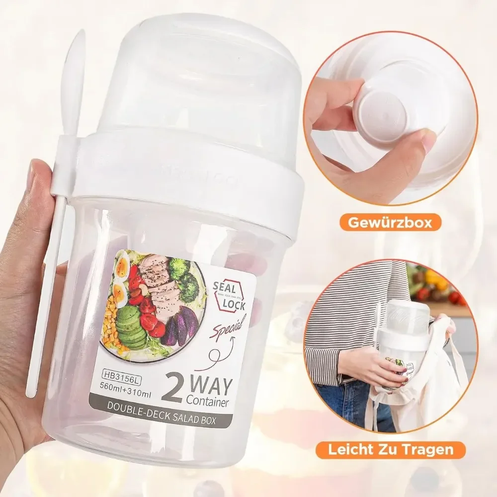 Salad Cup Breakfast Cups Porta - đánh giá và giá Baby Food Oatmeal