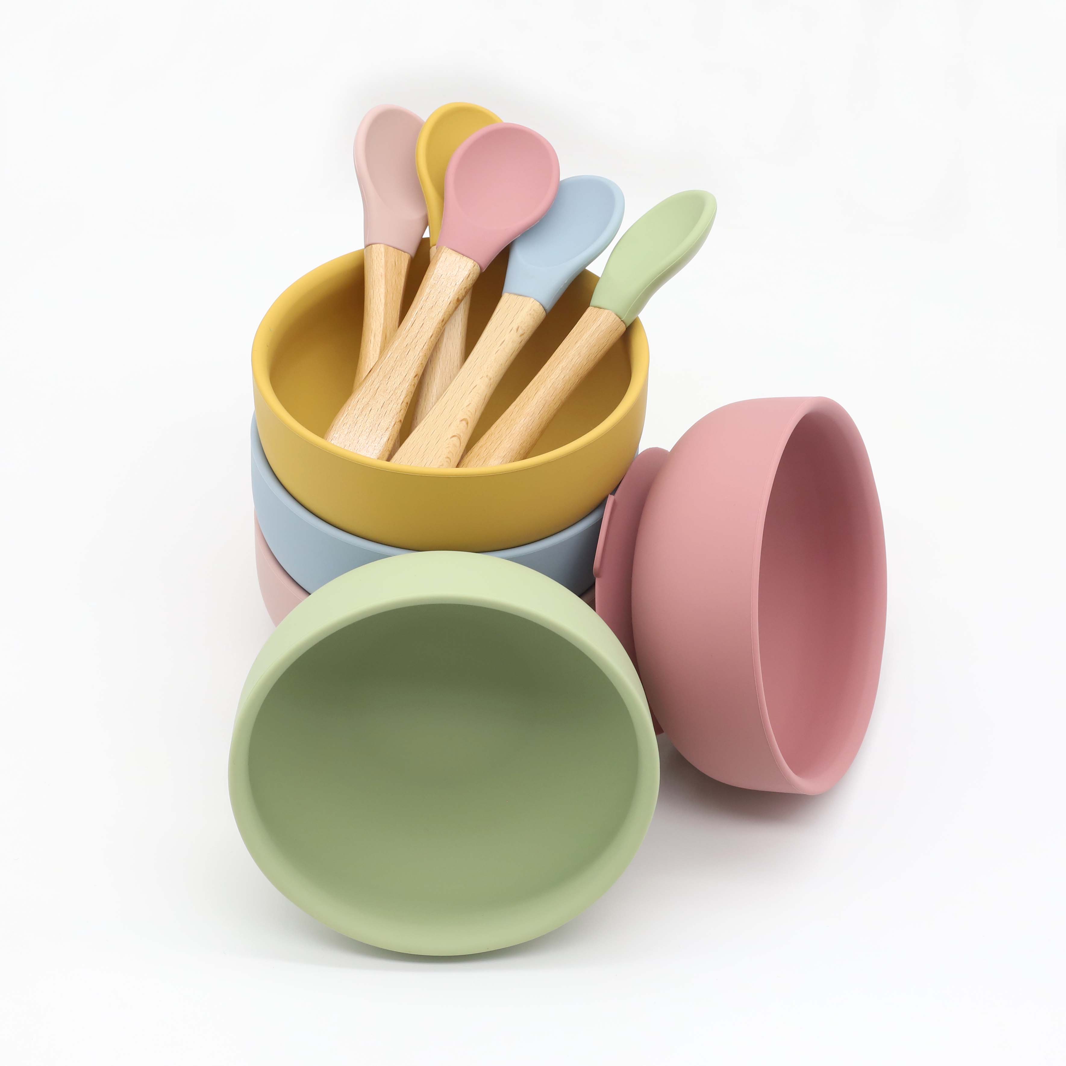 Silicone bowl with suction cup - đánh giá và giá Baby Food Diary