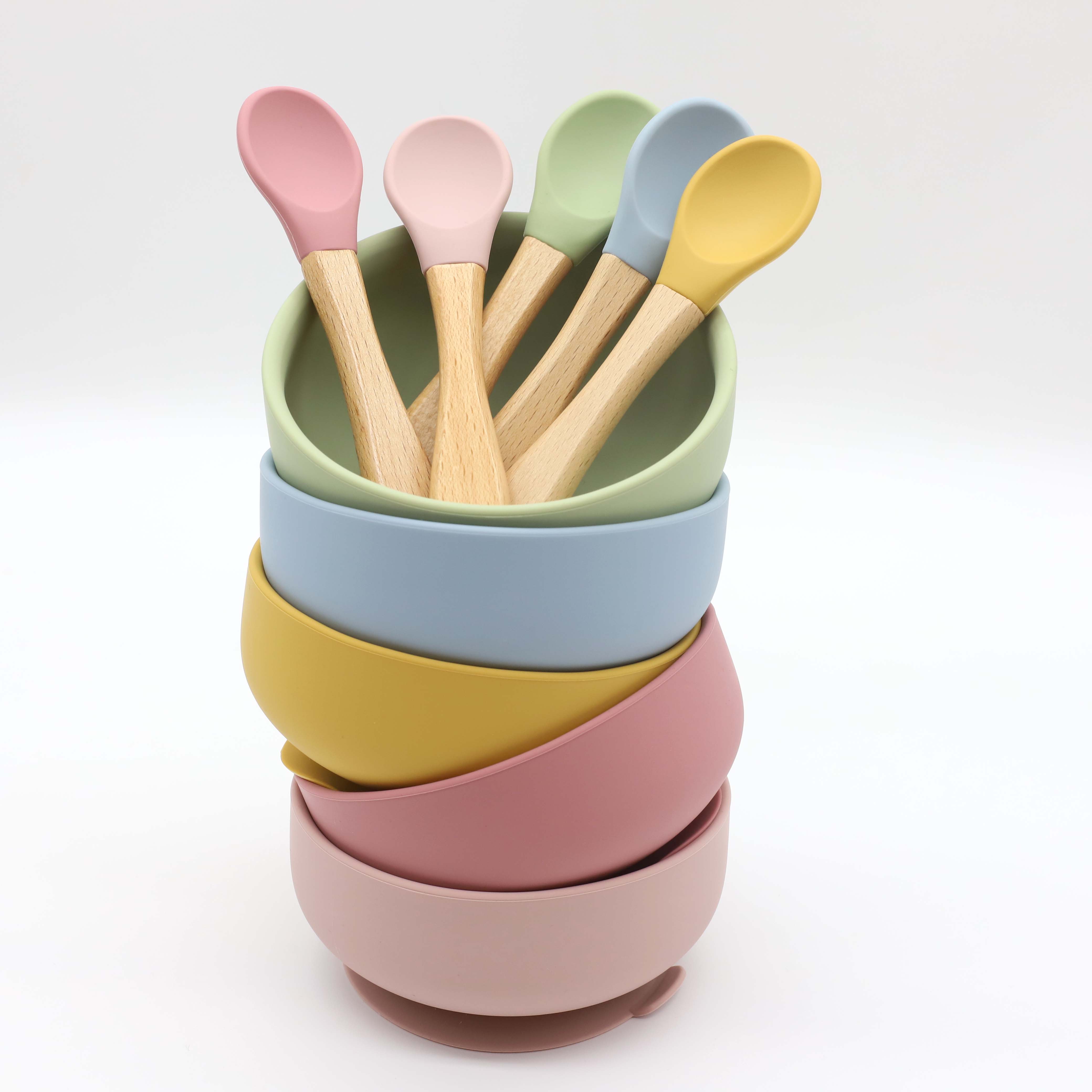 Silicone bowl with suction cup - đánh giá và giá Baby Food Diary