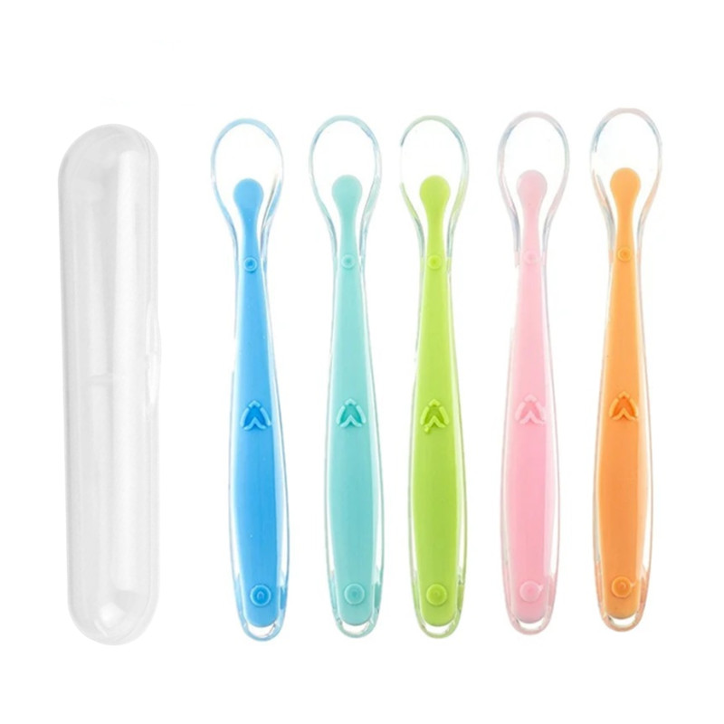BPA Free Baby Silicone Spoons  - đánh giá và giá Baby Food Diary