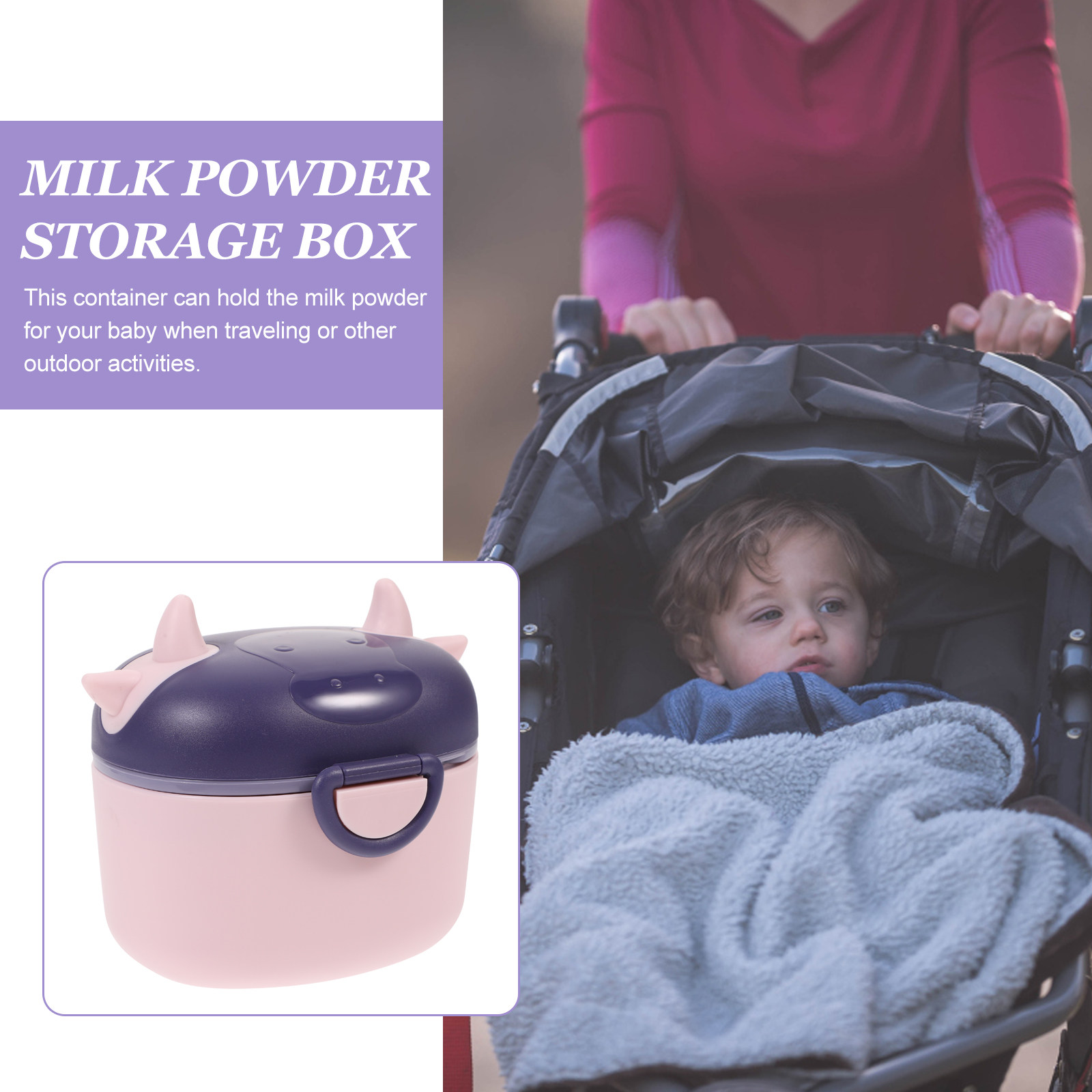 Milk Powder Storage Container  - đánh giá và giá Food Box Baby