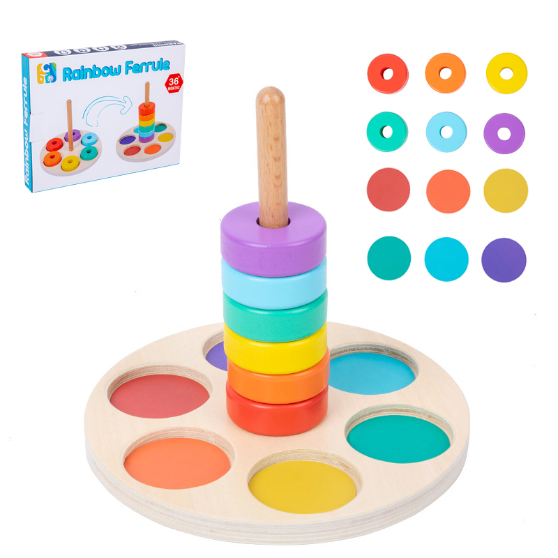 Baby Wooden Rainbow Stacking T - đánh giá và giá Baby Food Nestum