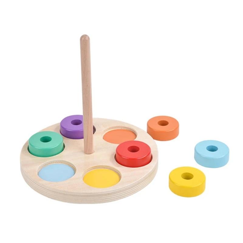 Baby Wooden Rainbow Stacking T - đánh giá và giá Baby Food Nestum