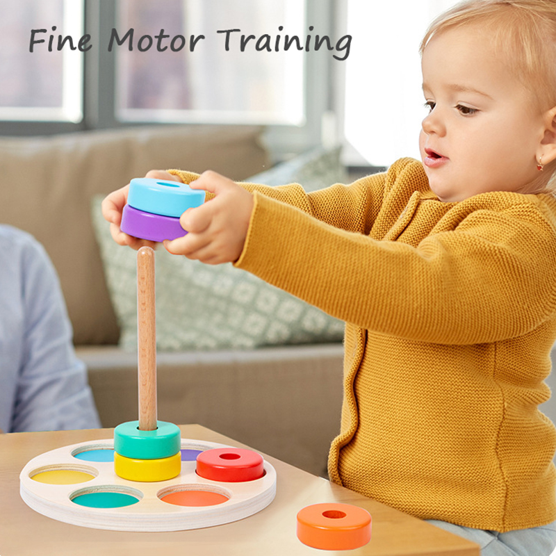 Baby Wooden Rainbow Stacking T - đánh giá và giá Baby Food Nestum