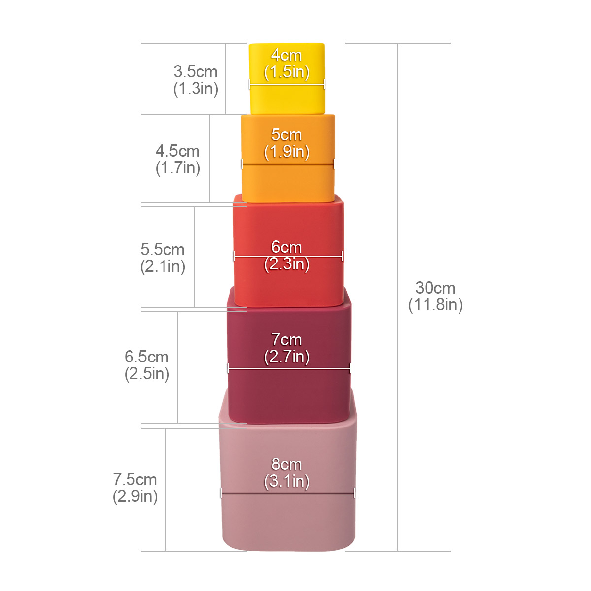 1set Baby Silicone Stacking Cu - đánh giá và giá Baby Food Nestum